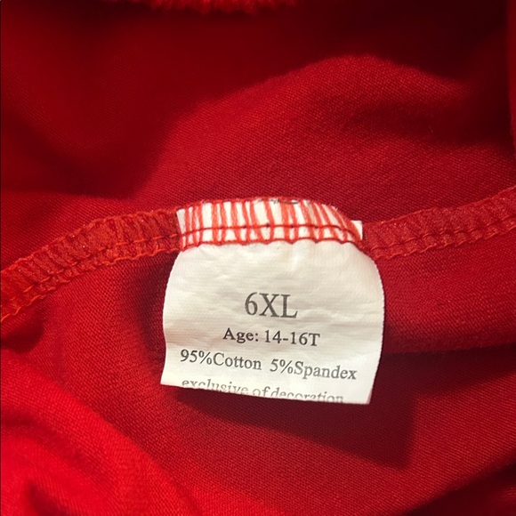 Source Unknown Red Ruffle Kids Shorts - Picture 3 of 3